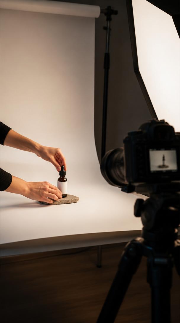 Sessão fotográfica de produto